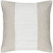 Loomed Luxe 22 X 22 inch Off-White / Light Silver / Ash / Metallic - Silver / Slate Accent Pillow