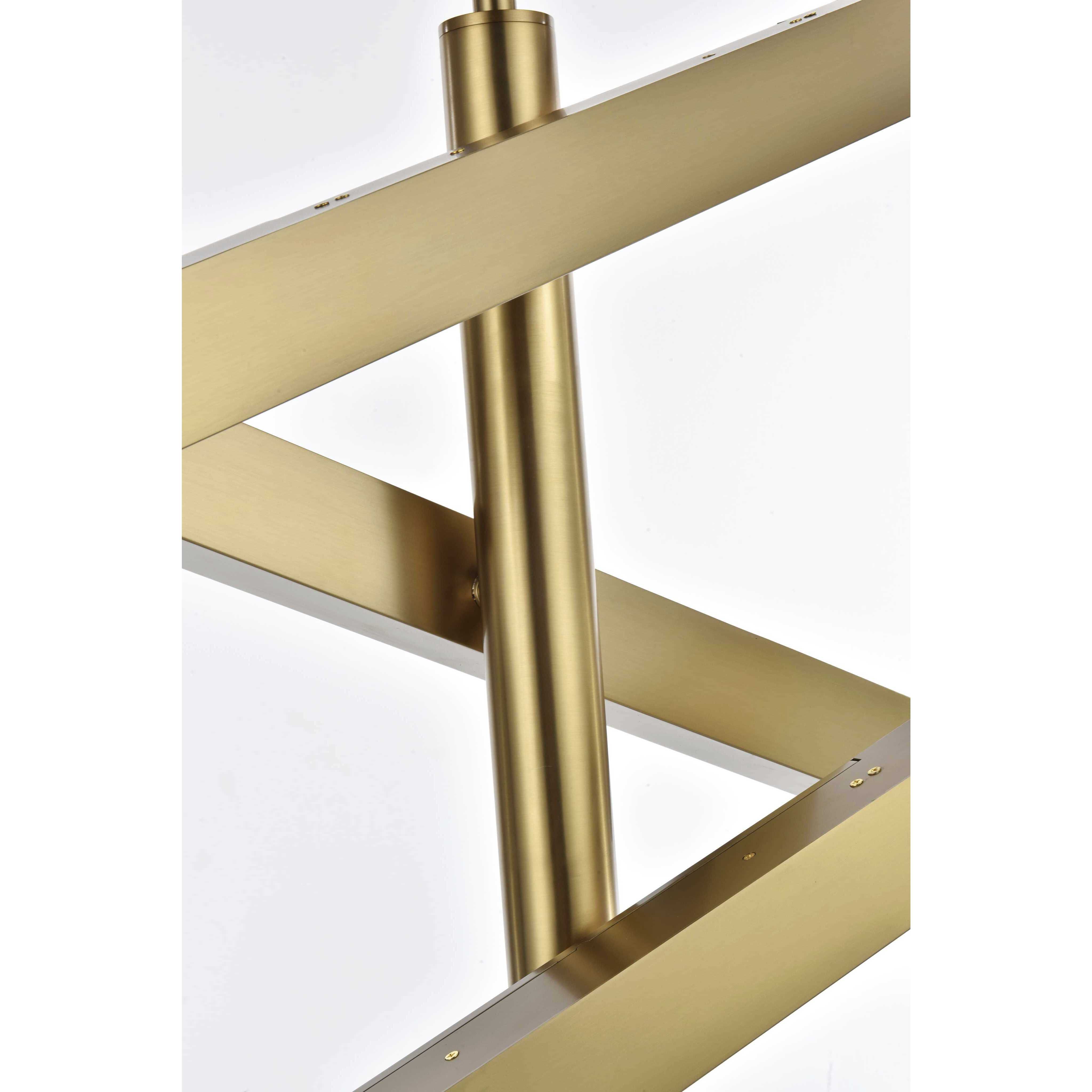 Ari 6 Light 10 inch Satin Gold Pendant Ceiling Light