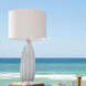 Blakemore 34 inch 100.00 watt Grey Table Lamp Portable Light in Bulb Not Included