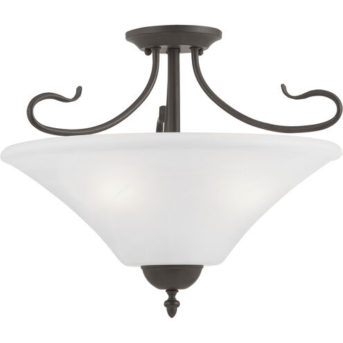 Elipse 3 Light 19 inch Painted Bronze Pendant Ceiling Light
