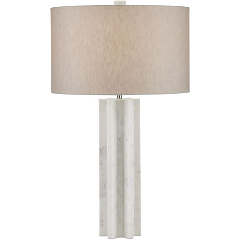 Mercurius 30.5 inch 150 watt White Table Lamp Portable Light