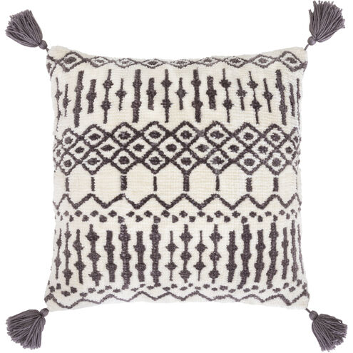Braith 18 inch Charcoal Pillow Kit in 18 x 18, Square