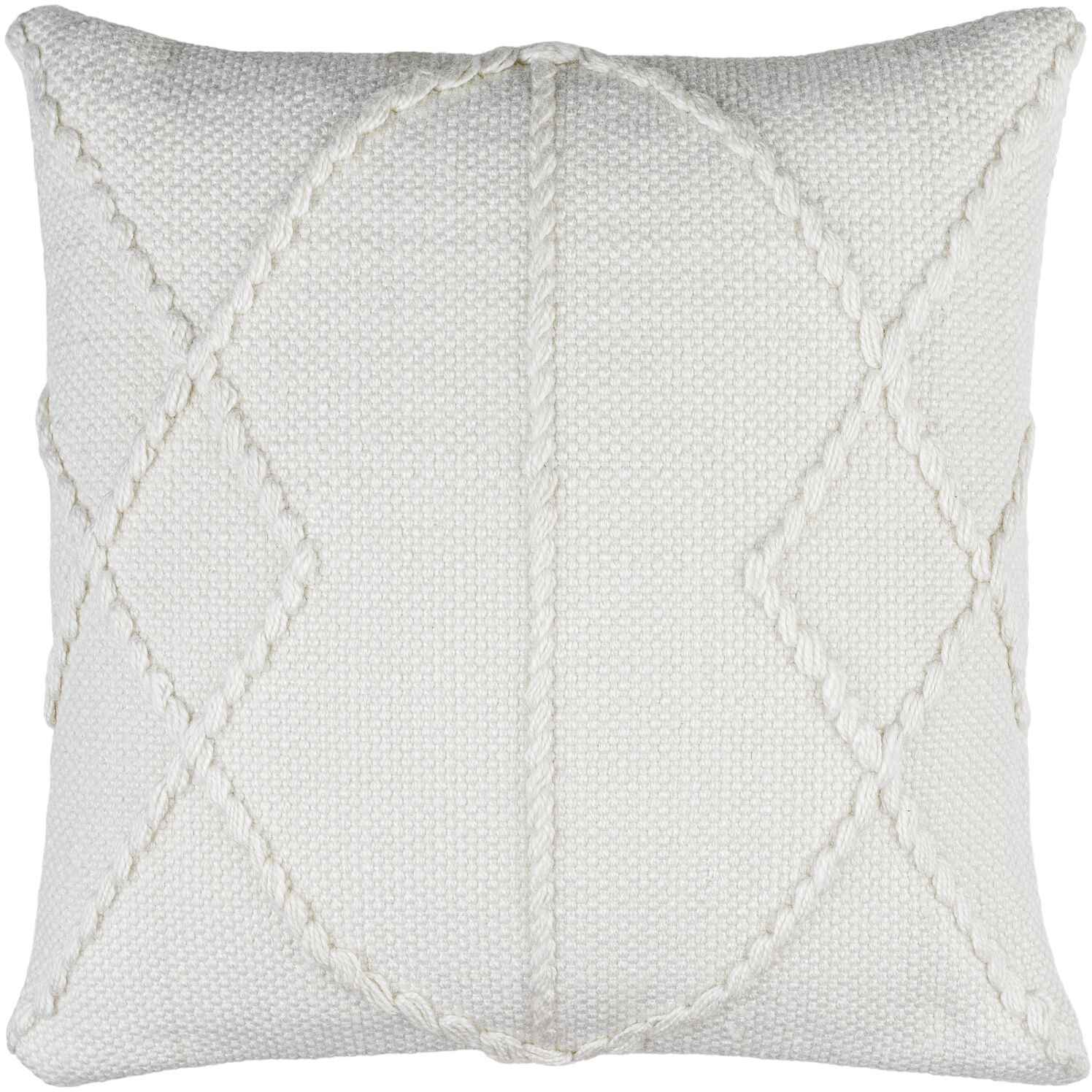 Dortmund 20 X 20 inch Light Silver / White / Silver / Slate Accent Pillow