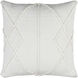 Dortmund 18 X 18 inch Light Silver / White / Silver / Slate Accent Pillow