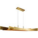 Candora LED 72 inch Brass Island/Pool Table Light Ceiling Light
