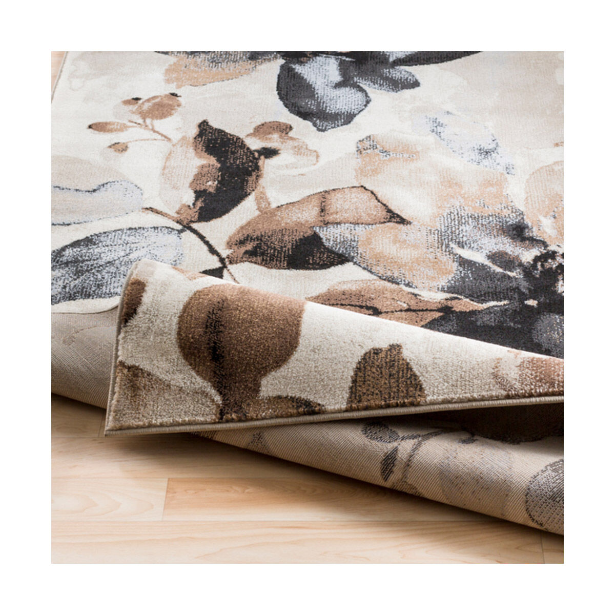 Nova 35 X 26 inch Tan/Camel/Black/Medium Gray Rugs, Polypropylene