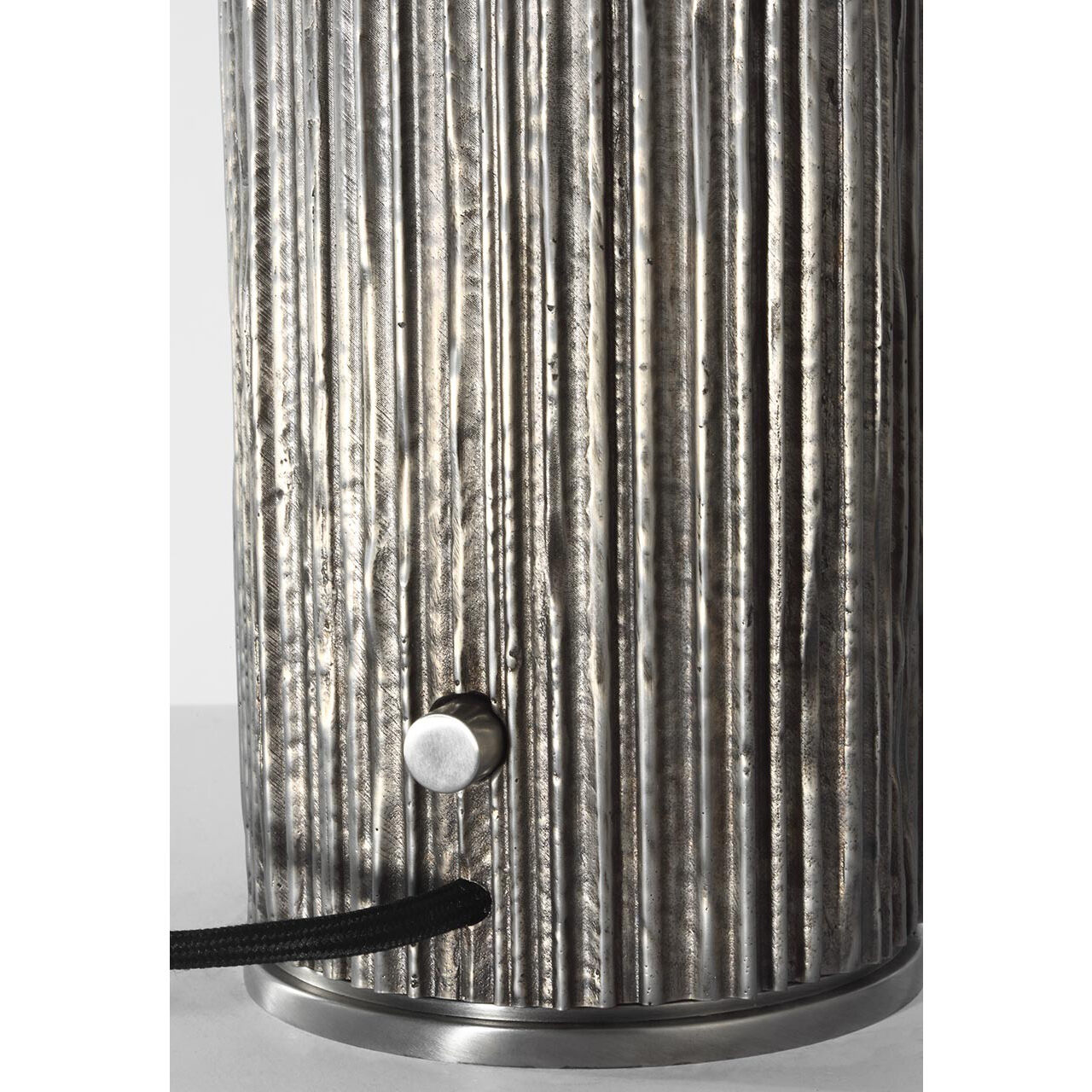 Anne-Marie Barton Fumar 29 inch 15.00 watt Ridged Graphite Table Lamp Portable Light