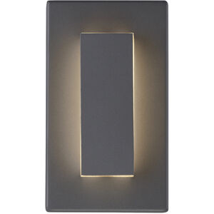 Sean Lavin Aspen LED 8 inch Charcoal Outdoor Wall Light in In-Line Fuse