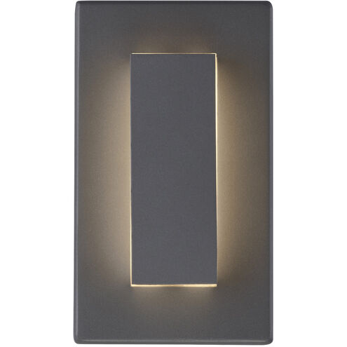 Sean Lavin Aspen LED 8 inch Charcoal Outdoor Wall Light in No Options, Integrated LED