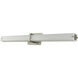 Squire LED 38 inch Brushed Nickel Bath Vanity Light Wall Light