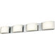 Pandora LED 34.5 inch Chrome Vanity Light Wall Light