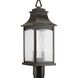 Maison 2 Light 21 inch Oil Rubbed Bronze Outdoor Post Lantern