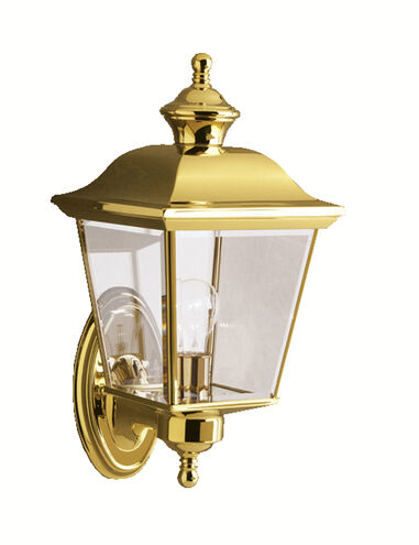 Bay Shore 1 Light 16 inch Polished Brass Outdoor Wall, Medium