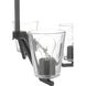 Vertex 5 Light 22.5 inch Matte Black Chandelier Ceiling Light