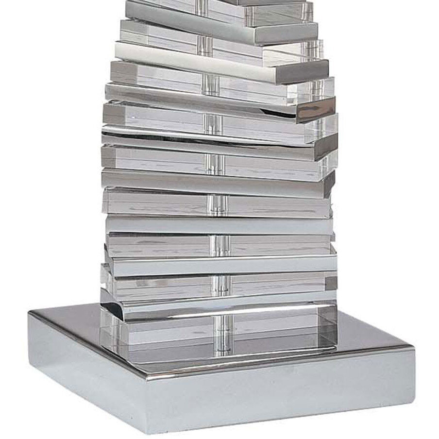 Portables 30.25 inch 9.00 watt Chrome Table Lamp Portable Light