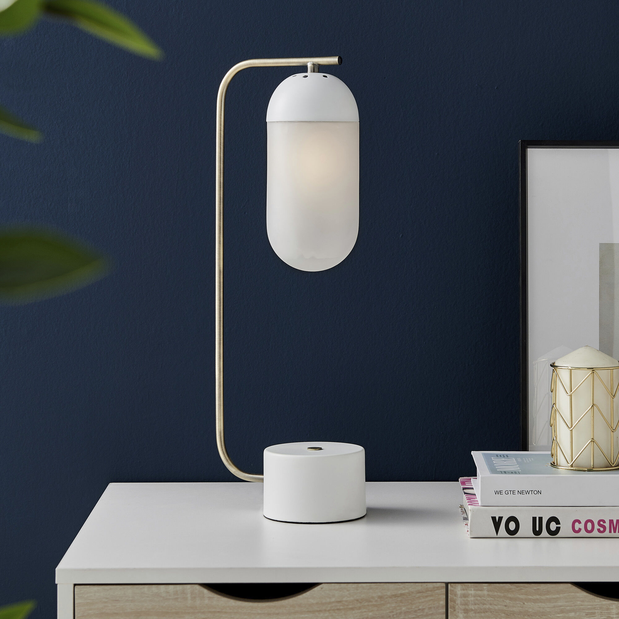 Firefly 19.5 inch 60.00 watt White Table Lamp Portable Light