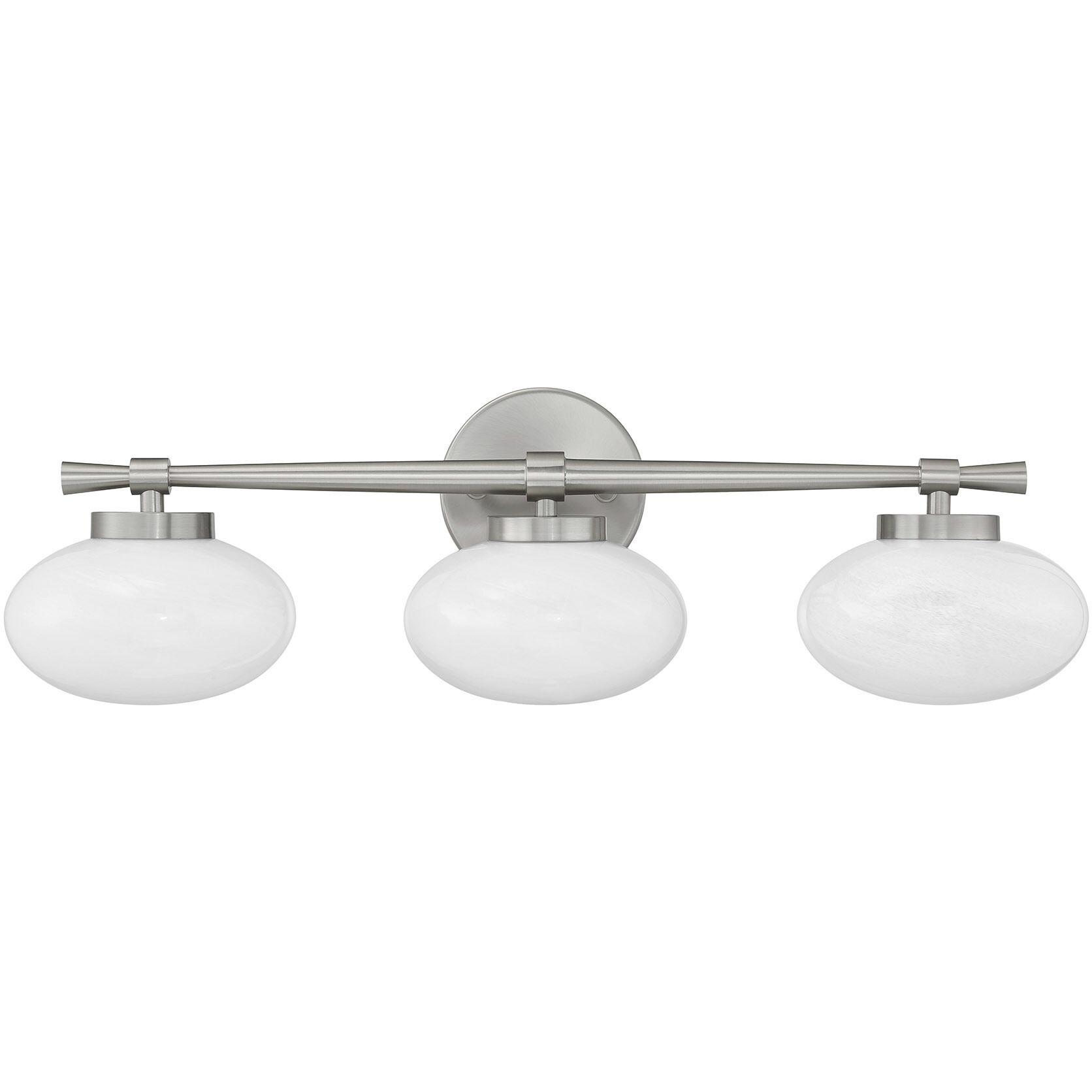 Barrow 3 Light 25 inch Satin Nickel Bathroom Vanity Light Wall Light