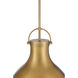 Lynk 1 Light 16.5 inch Legacy Brass Pendant Ceiling Light