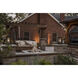 Coastal Elements Republic LED 17 inch Black Outdoor Pier Mount Lantern, Estate Series