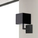 Lucas 1 Light 6 inch Matte Black with Black Decorative Wall Sconce Wall Light