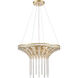 Fantania 6 Light 24 inch Champagne Gold Chandelier Ceiling Light