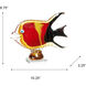 Bora Red Art Glass Sculpture
