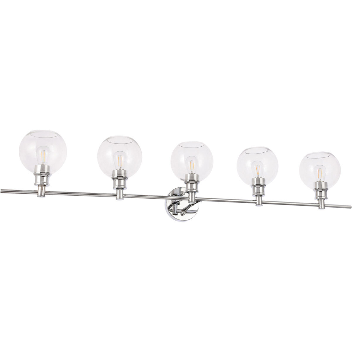 Syracuse 5 Light 47 inch Chrome Wall sconce Wall Light