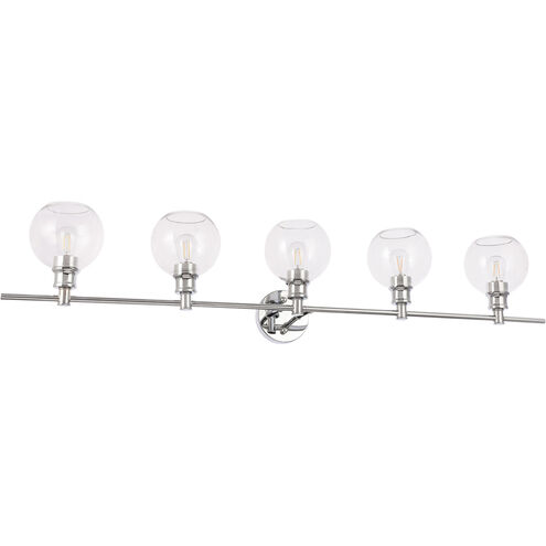 Syracuse 5 Light 47 inch Chrome Wall sconce Wall Light
