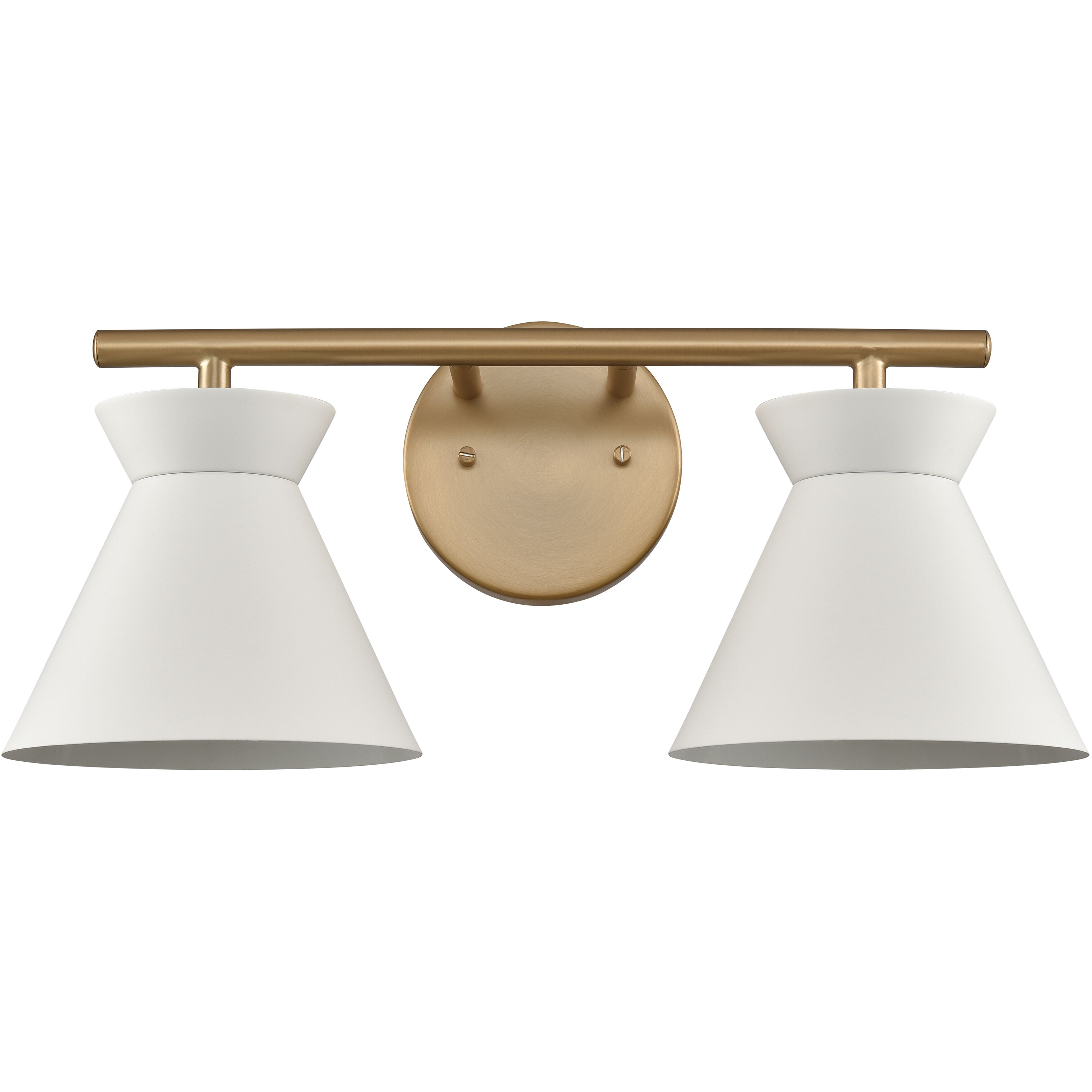Forme 2 Light 18 inch Brushed Gold Vanity Light Wall Light