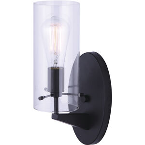 Madison 1 Light 7 inch Black Vanity Light Wall Light