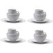 Anita Gloss White Dinnerware, Set of 16