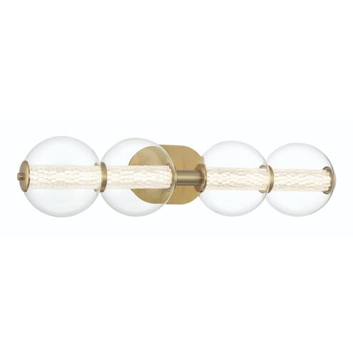 Atomo LED 29.75 inch Gold Vanity Light Wall Light