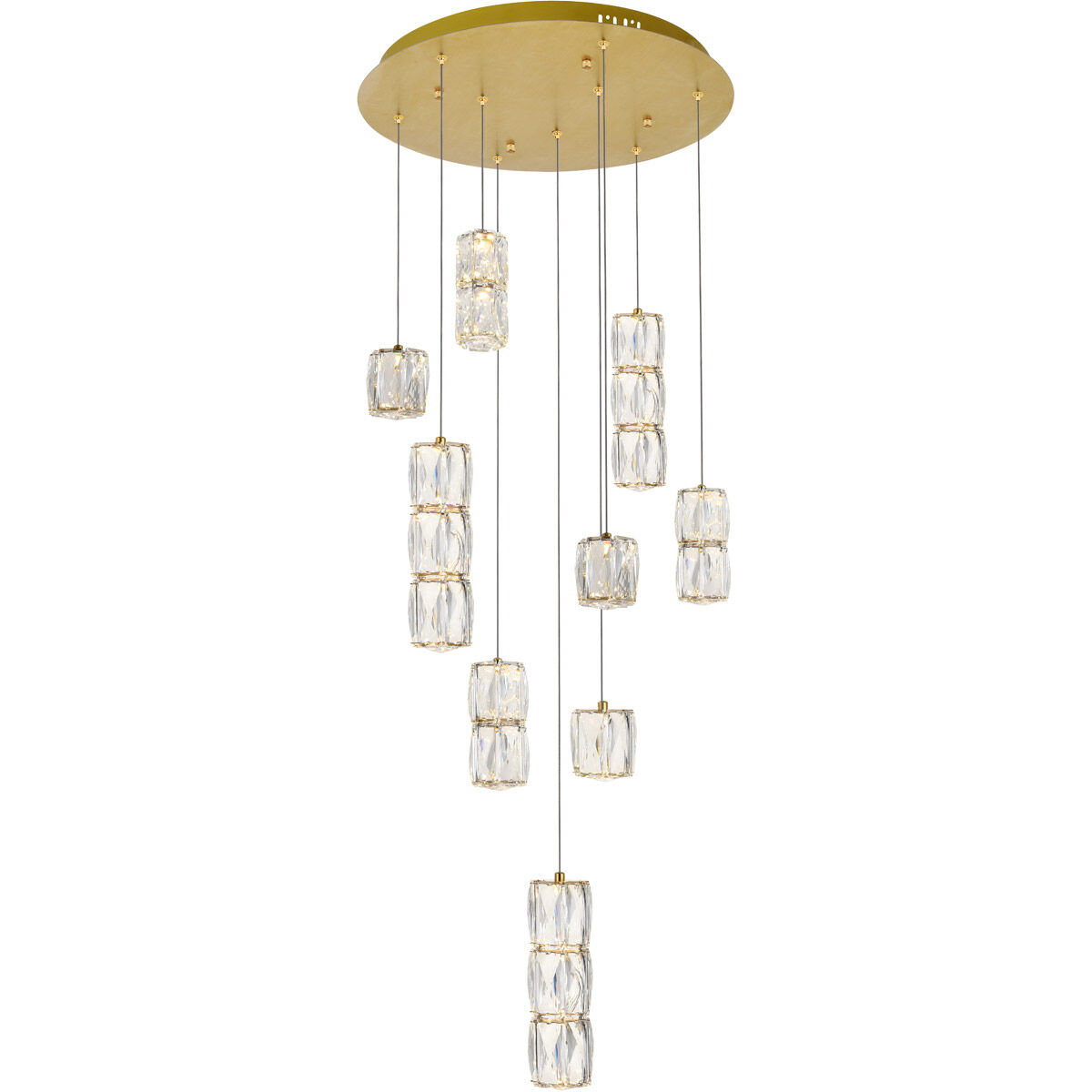 Polaris LED 20 inch Gold Pendant Ceiling Light