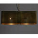 Apollo 2 Light 28 inch Antique Brass Pendant Lantern Ceiling Light, Lantern