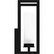 Neville 1 Light 5 inch Matte Black Outdoor Lantern