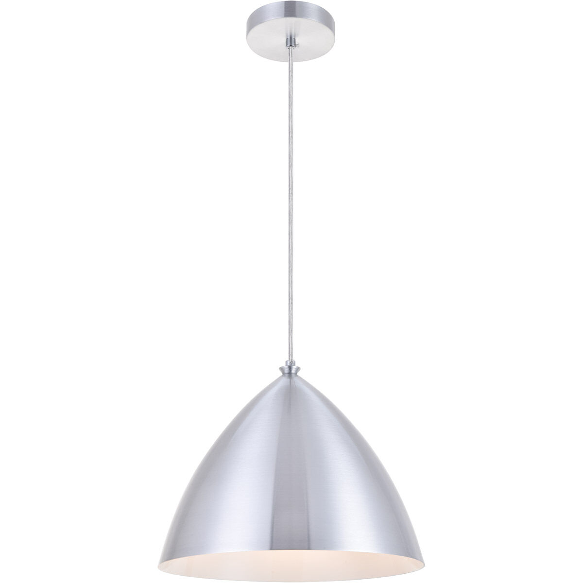Kenneth 1 Light 13.5 inch Burnished Nickel Pendant Ceiling Light
