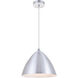 Kenneth 1 Light 13.5 inch Burnished Nickel Pendant Ceiling Light