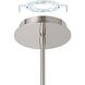 Solstice LED 22 inch Polished Nickel Convertible Pendant Ceiling Light