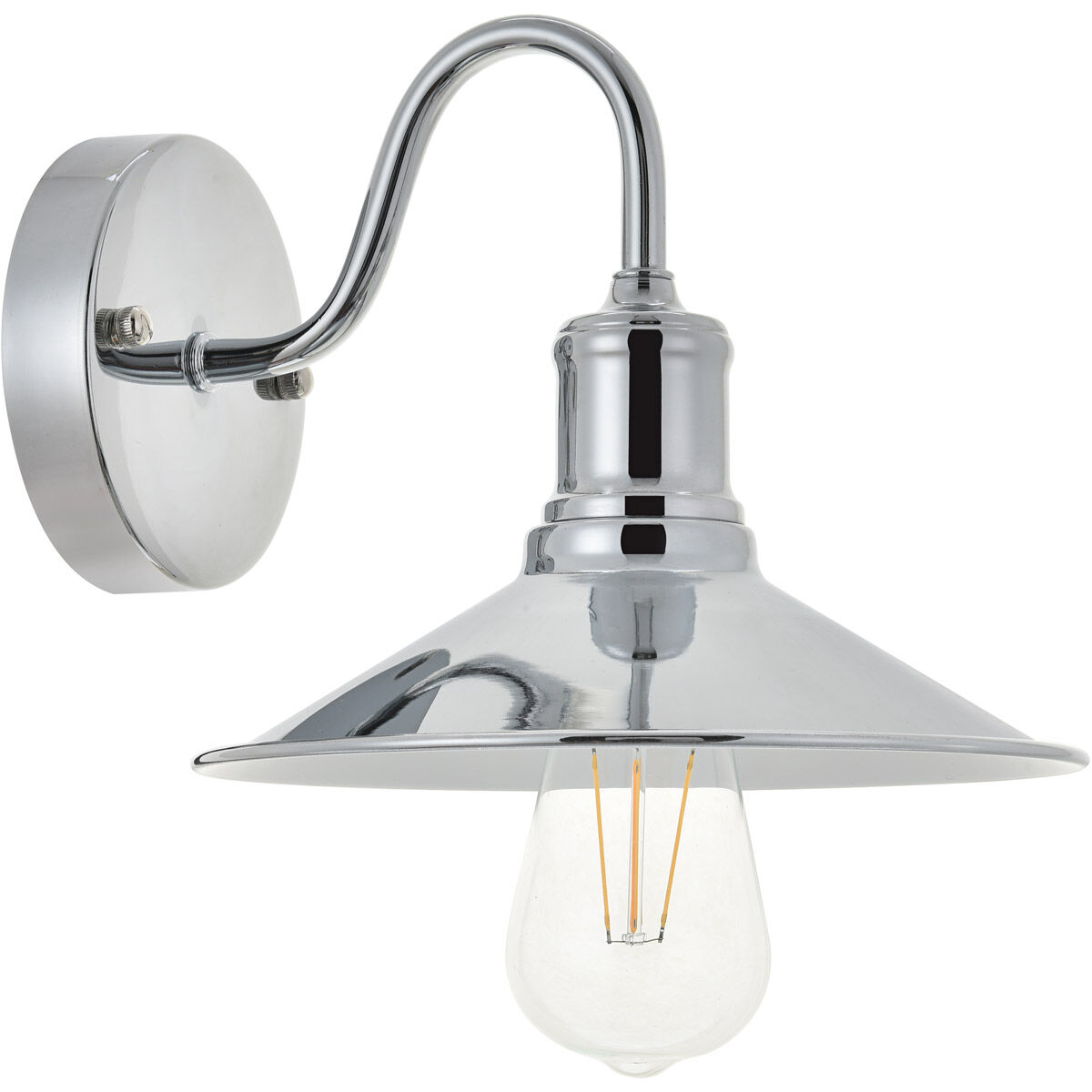 Etude 1 Light 9 inch Chrome Wall Sconce Wall Light