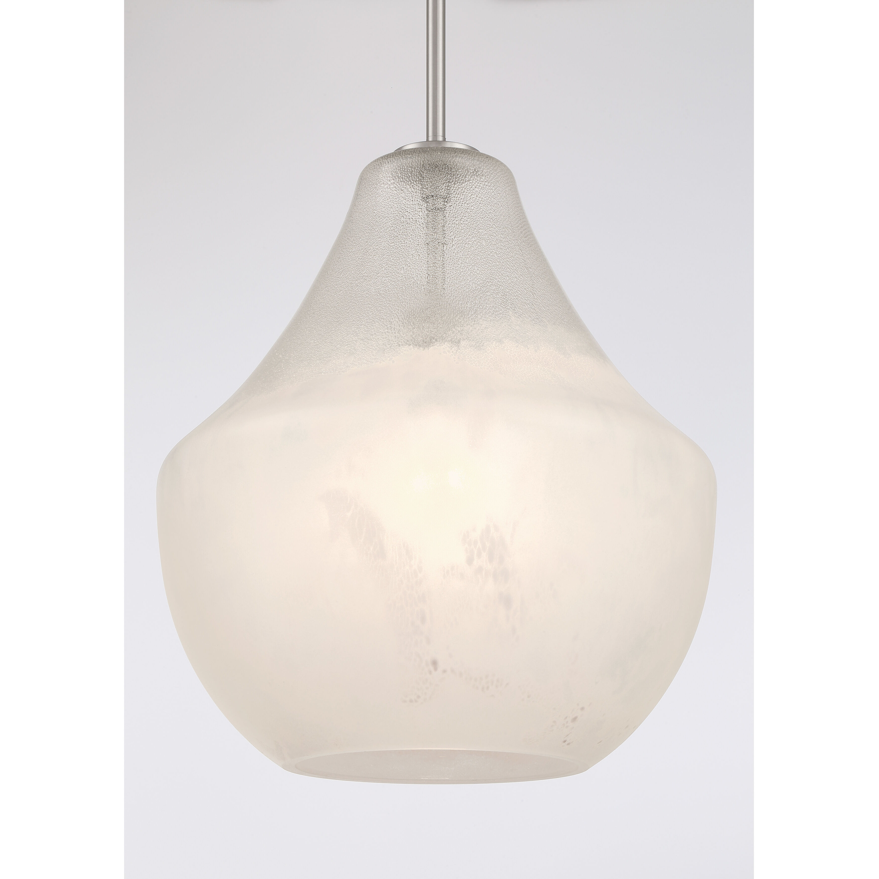 Pacific 1 Light 14 inch Brushed Nickel Pendant Ceiling Light