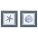 Seaside Blues Blue Framed Art, Propac