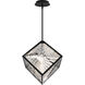 Dyce LED 14.13 inch Black Pendant Ceiling Light, dweLED
