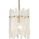 Brinicle 1 Light 8 inch Aged Brass Mini Pendant Ceiling Light