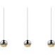 Grapes LED 37.25 inch Polished Chrome Cluster Pendant Ceiling Light in Medium