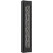 Twilight LED 34.4 inch Textured Black with Tidal Cast Glass Outdoor Sconce in 2700K LED, Medium