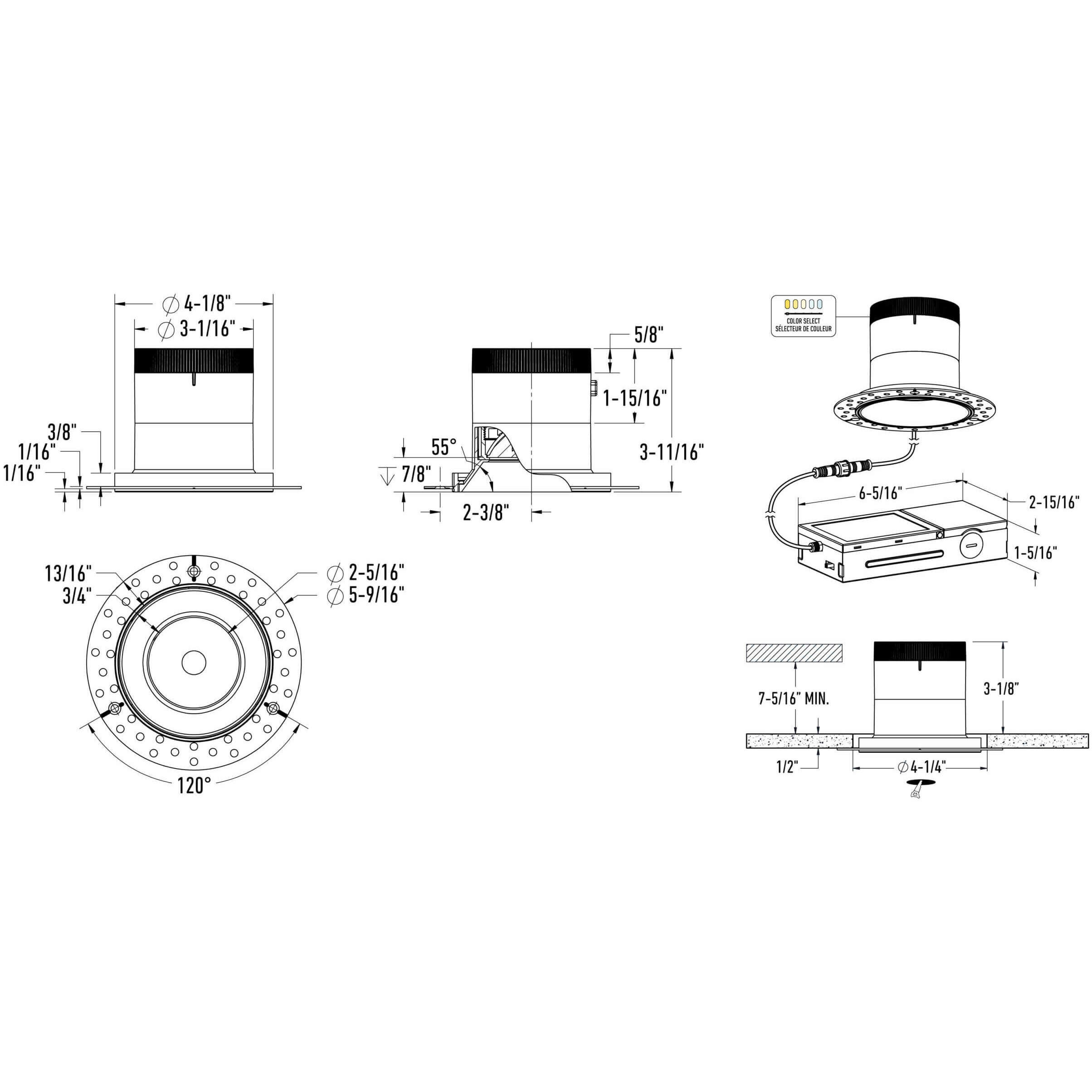 Versa Modular Downlight Wall Light