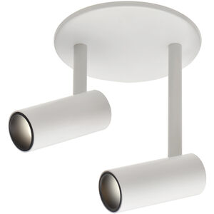 Downey LED 4.38 inch White Semi-Flush Mount Ceiling Light