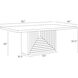 Crockett 80 X 46 inch Oyster Dining Table