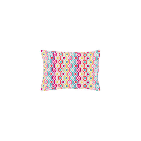 Candescent 19 X 13 inch White and Coral Pillow Kit