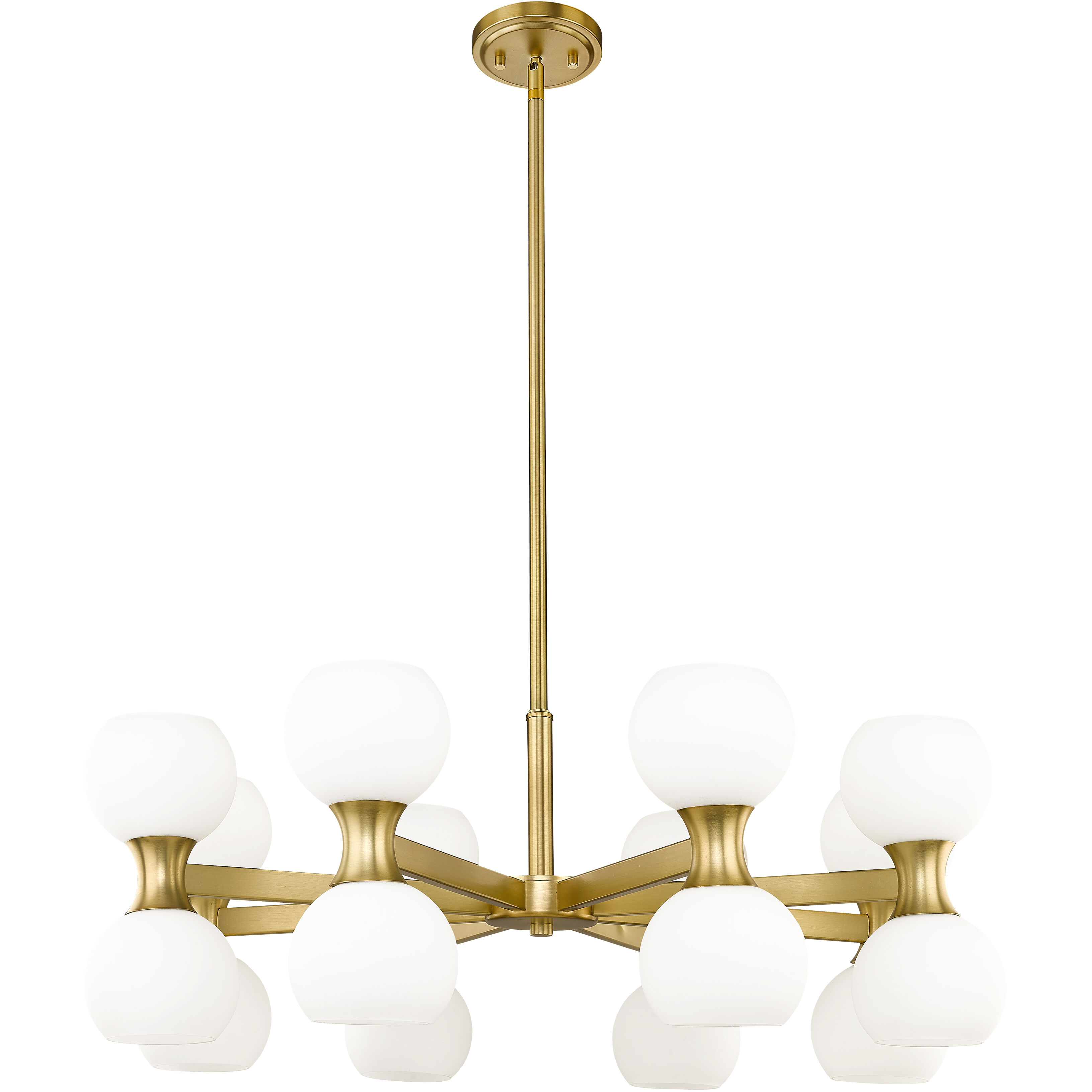 Artemis 16 Light 32 inch Modern Gold Chandelier Ceiling Light